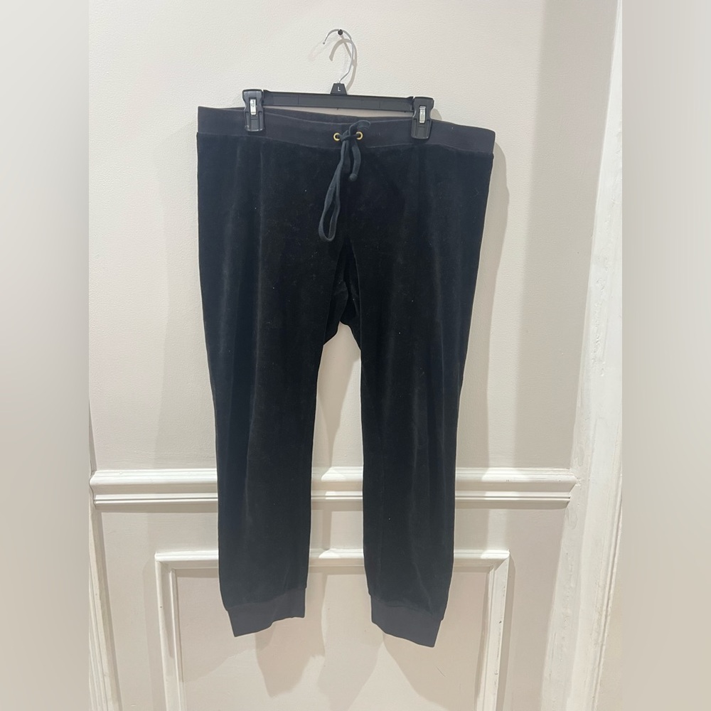 Juicy couture, black jogger, sweatpants